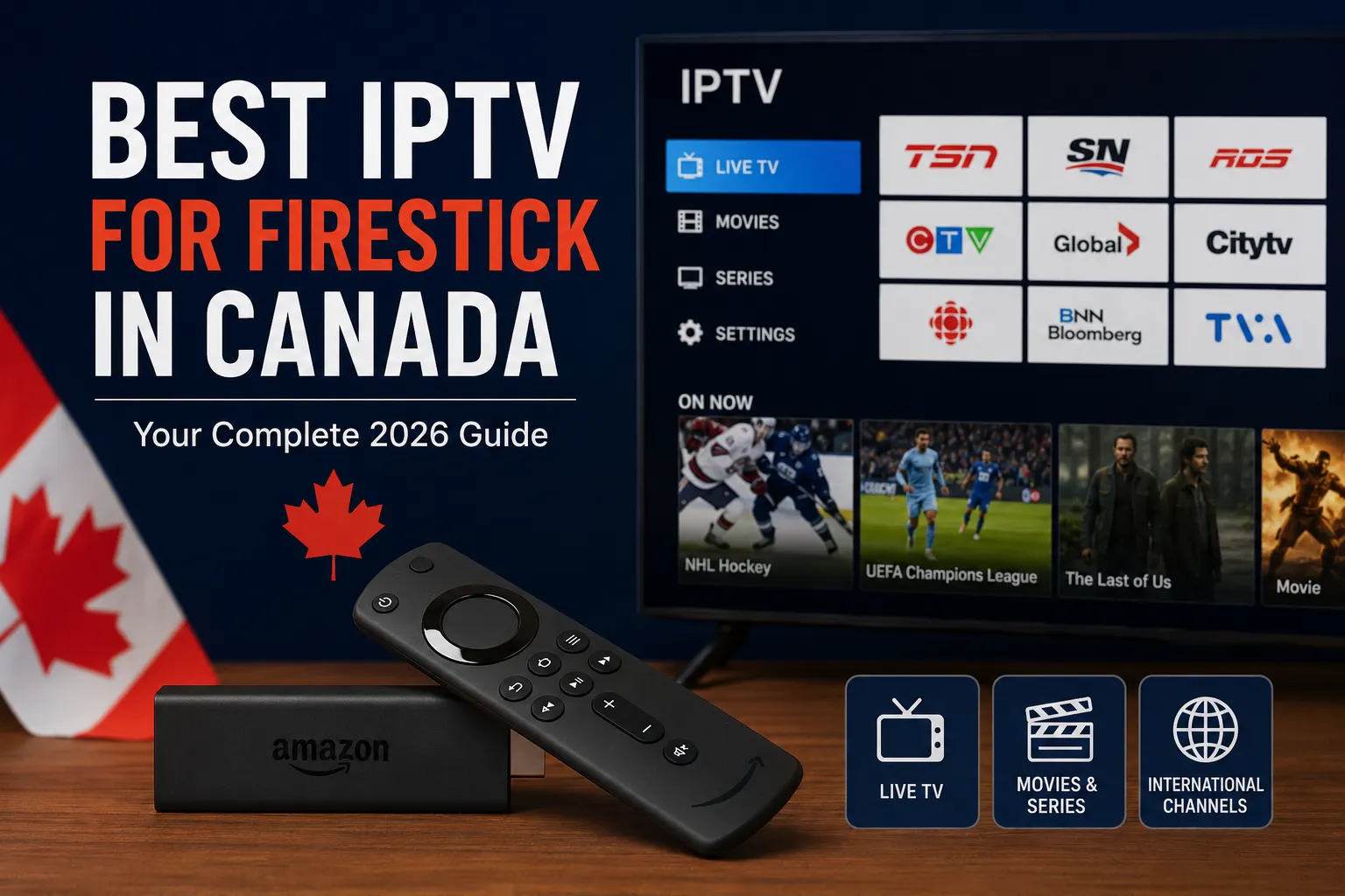 IPTV setup on Amazon Firestick in Canada
