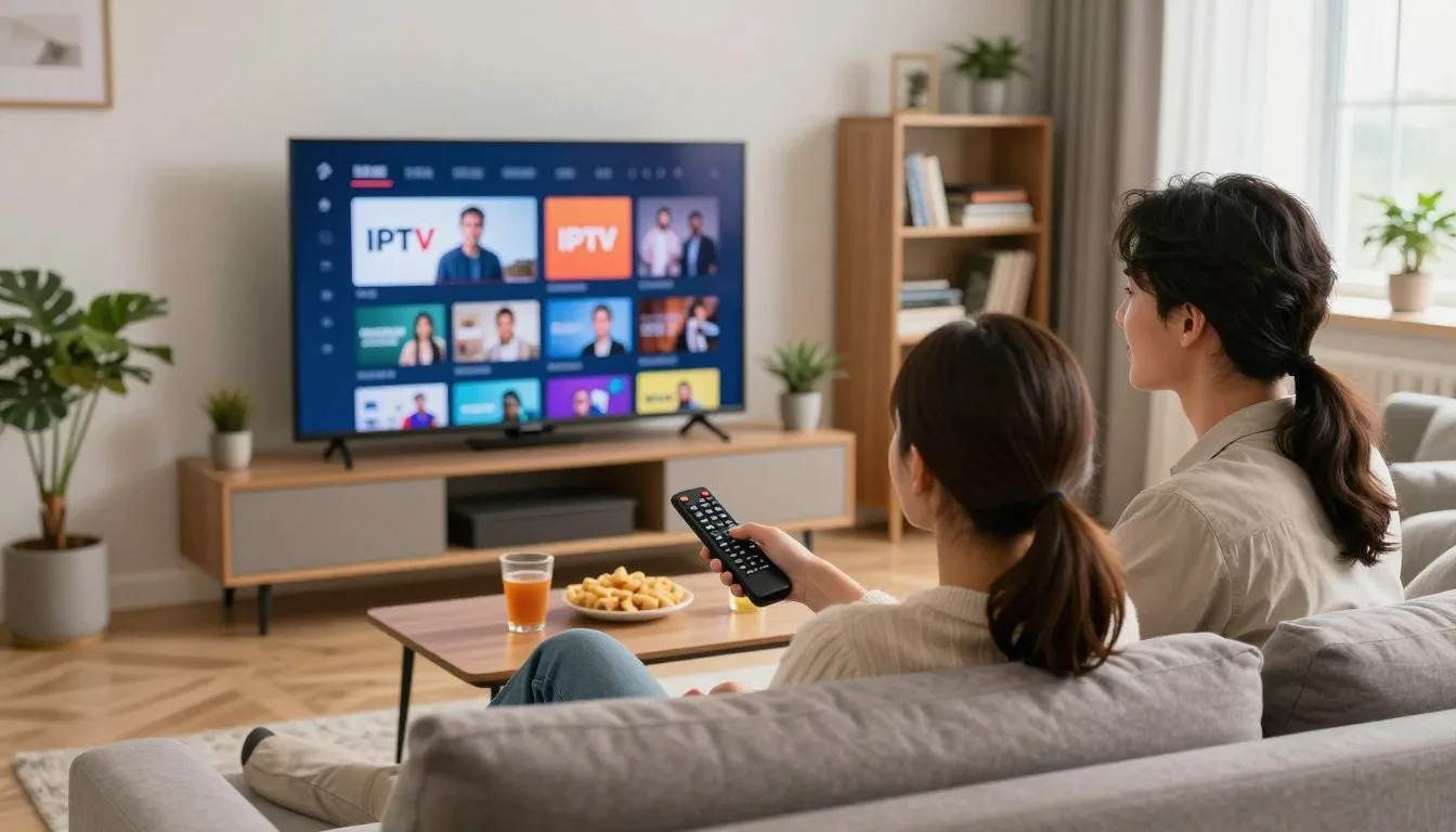 Télé affichant un message d’erreur de flux à côté d’une télécommande, illustration des IPTV gratuits qui cessent de fonctionner