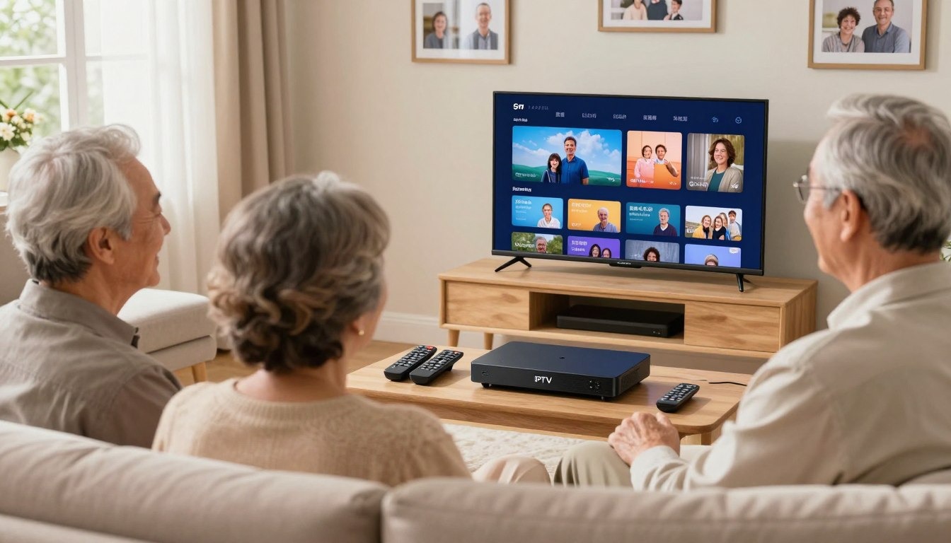 Serveur IPTV adapté aux besoins des personnes âgées