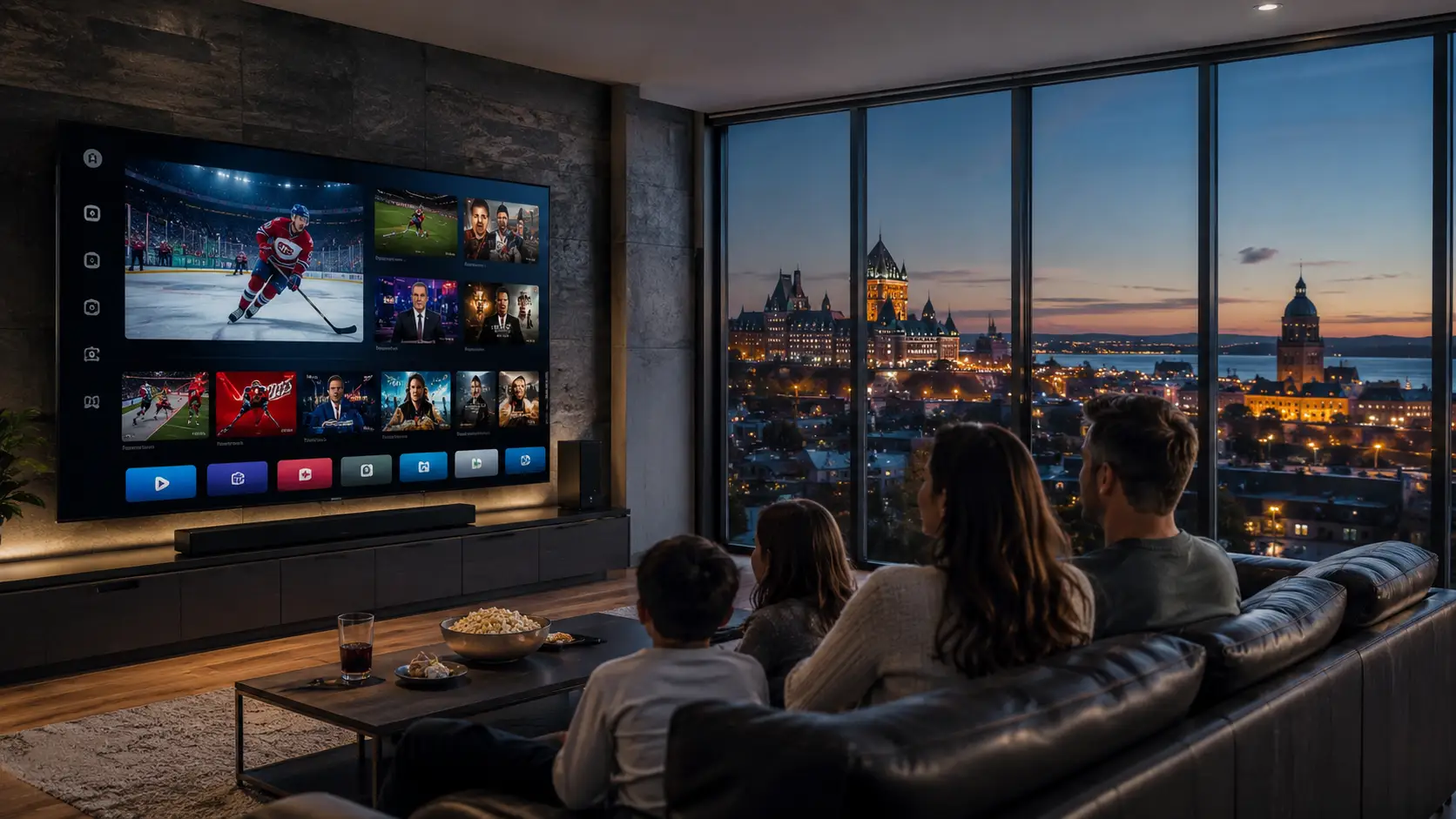 IPTV Quebec services for live TV, sports and movies in Canada