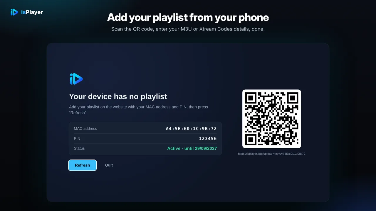 Write down the MAC address and PIN